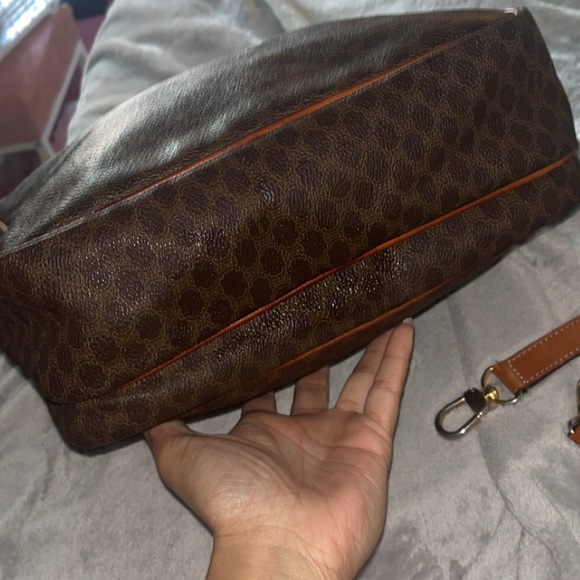 Celine large Vintage Macadam Messenger Bag with detachable strap - Picture 11 of 16